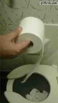 1425406387_toilet_paper_down_the_toilet_trick_on_the_airplane.gif : 공중화방실 쌍놈류.gif