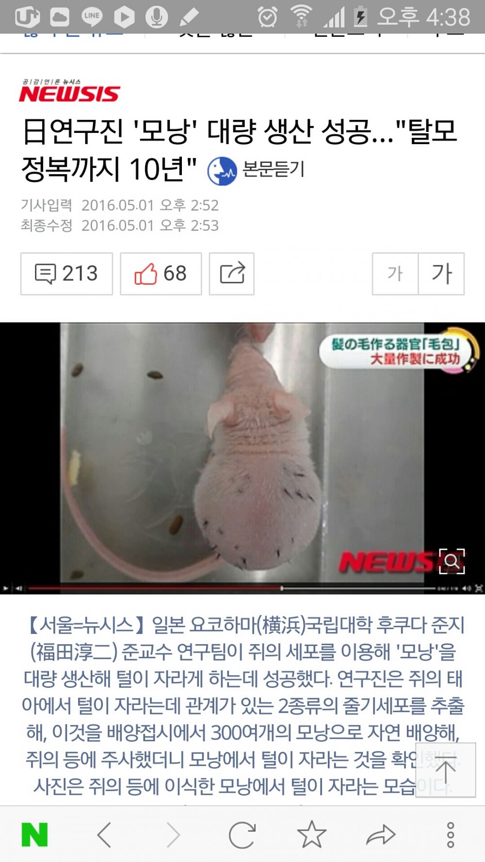 Screenshot_2016-05-01-16-38-24.jpg : 머머리들 희소식