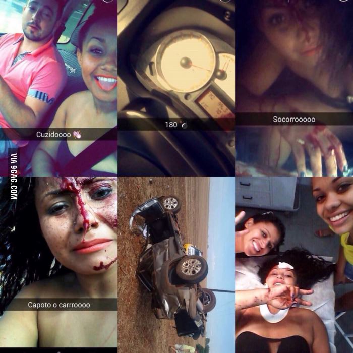 Car-rolled-over-First-priority-take-selfies.jpg : SNS는 인생의 낭비.jpg