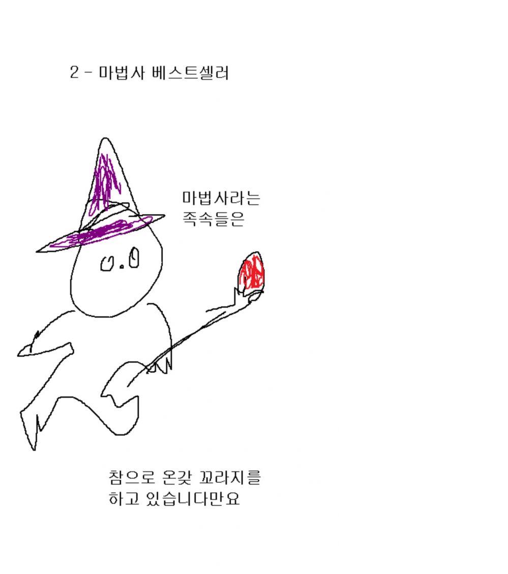 image.jpeg : 케장만화)마법사 베스트셀러