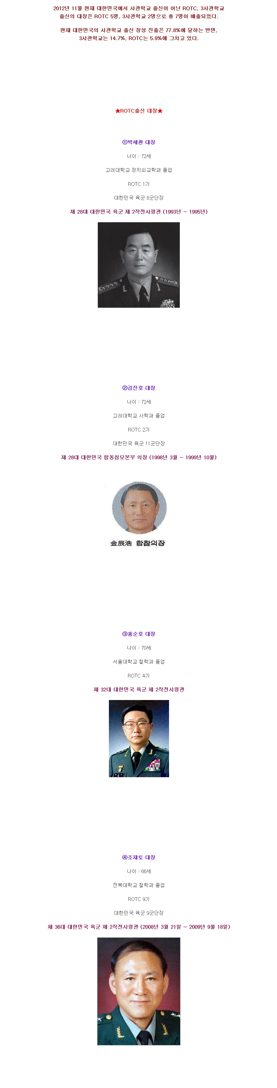 1 (6).jpg : ROTC, 3사 출신 역대 대한민국의 대장들.jpg