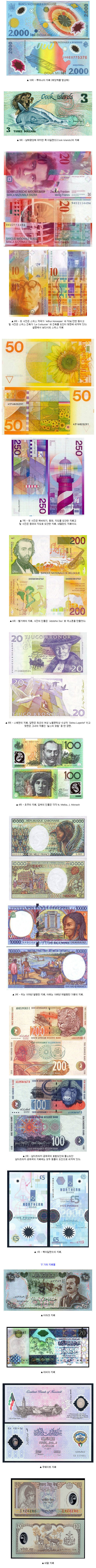 세계의 아름다운 지폐 모음.jpg