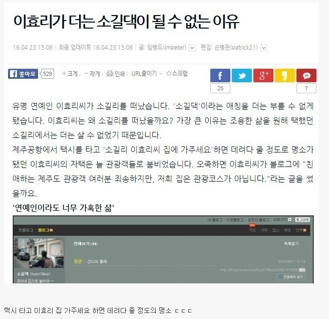 aae1b2fb722a4d15af316bdfeb17b80c8c44b9b2.jpg : 이효리가 소길리를 떠난 이유