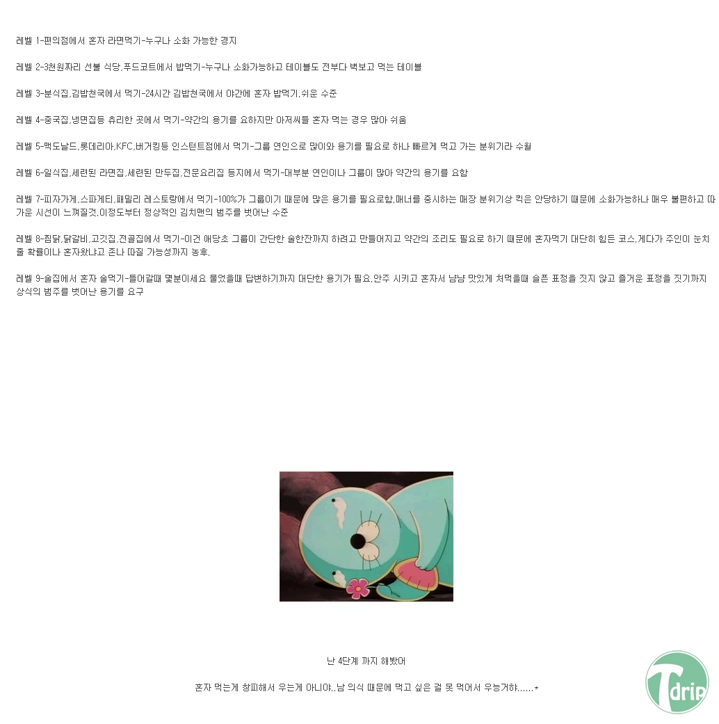 d0136392_4fc8da09d84a3.jpg : 혼자 밥먹기 레벨.jpg