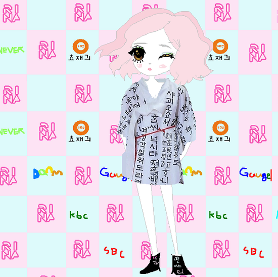 rina_lyoncing.png : 냐능 함글을 샤량헤 ♥